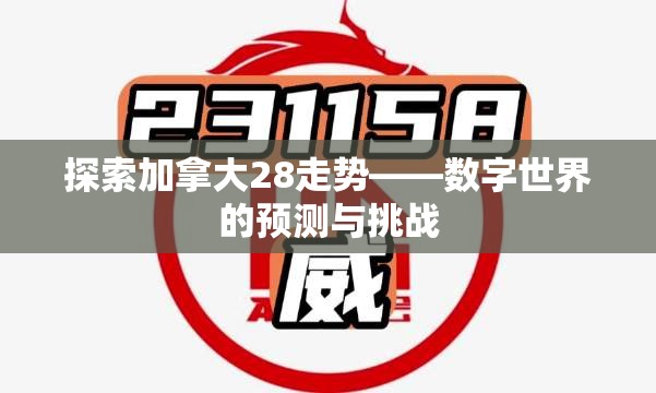 探索加拿大28走势——数字世界的预测与挑战