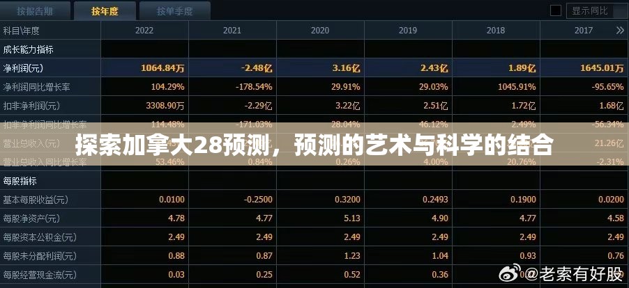 探索加拿大28预测，预测的艺术与科学的结合