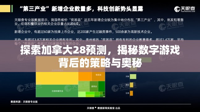探索加拿大28预测，揭秘数字游戏背后的策略与奥秘