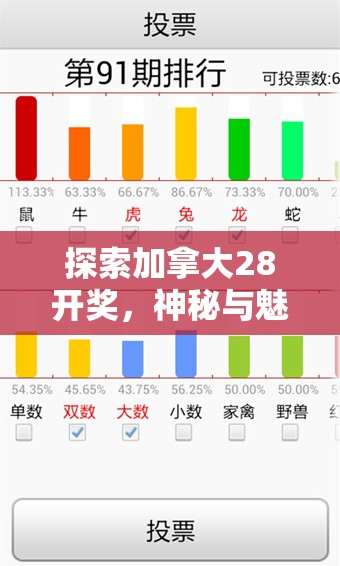 探索加拿大28开奖，神秘与魅力的交汇点