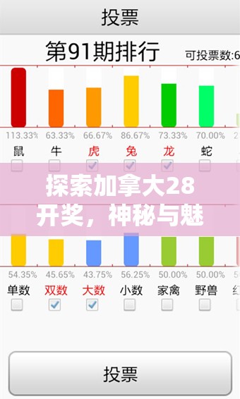 探索加拿大28开奖，神秘与魅力的交汇点