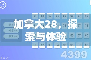 加拿大28，探索与体验