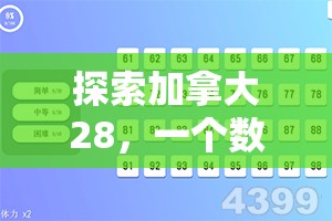 探索加拿大28，一个数字世界的奇迹