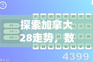 探索加拿大28走势，数字游戏背后的规律与策略