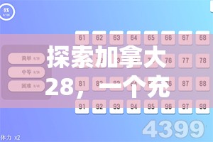 探索加拿大28，一个充满魅力的数字世界